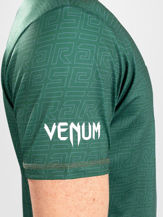 Venum Herren Kurzärmlig T-Shirt VENUM-04970-015 für MMA Grün