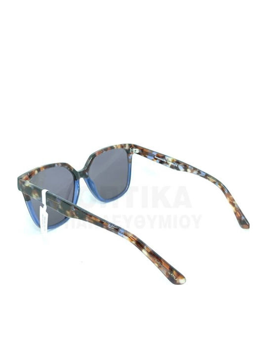 Rebecca Blu Rk06 Women's Sunglasses with Brown Tartaruga Plastic Frame and Blue Lens RB8816 RK06