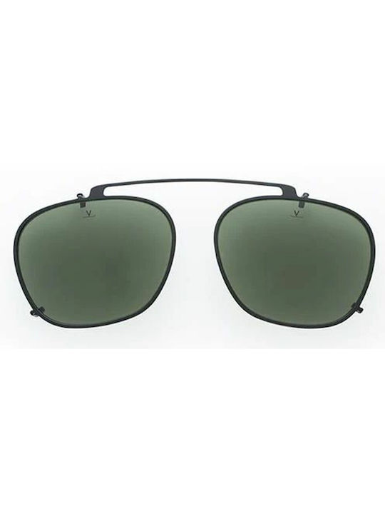 Vuarnet Sunglasses Μαύρα with Metal Frame & Green Lens Vuarnet Sunglasses Μαύρα with Metal Frame & Green Lens