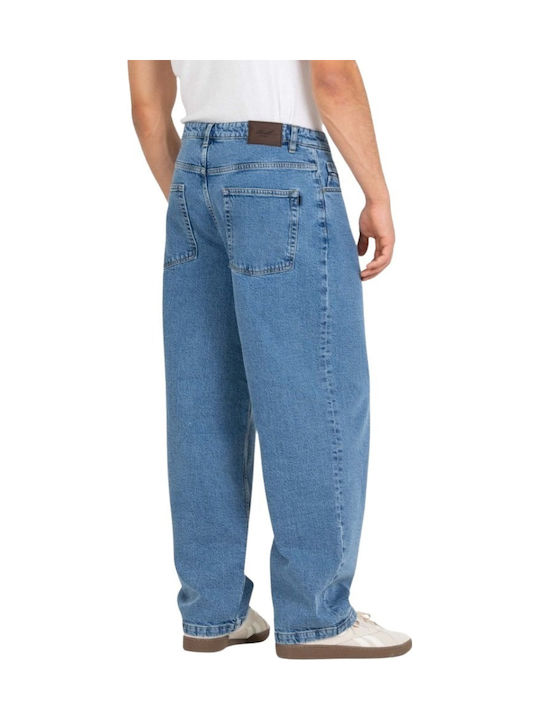 Pantalon De Blugi Pentru Bărbați Cu Fit Relaxed Baggy Albastru