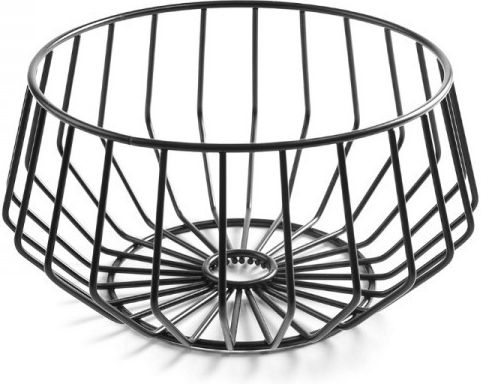 Lacor Fruit Bowl Metallic Black 27x13.8cm