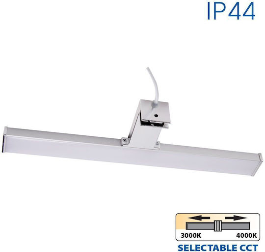 Vivalux Lamp Bathroom with Integrated LED and Adjustable White Light 40x14.3x8.7cm
