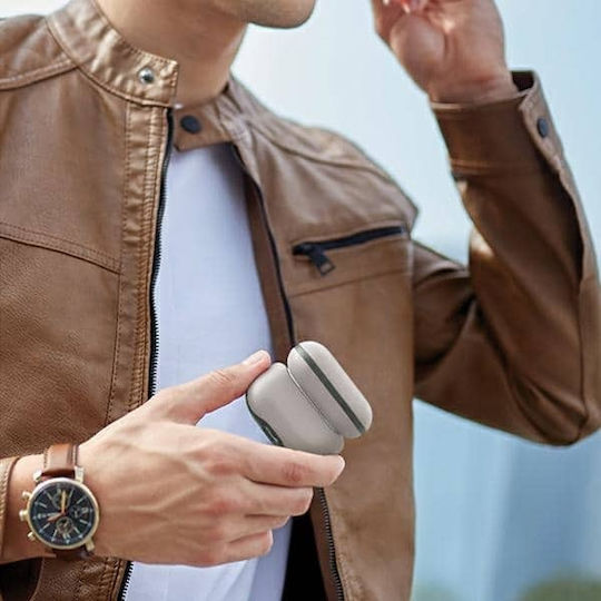 Uniq Lyden Ds Airpods Pro 2 Gen 2022/2023 Hülle - Creme Grün Glanz