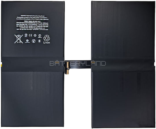 A1754 Tablet Batterien Apple 2 Zellen 3,77v 41,4wh