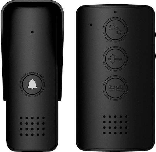 Eura Eura Wireless Video Door Phone Black