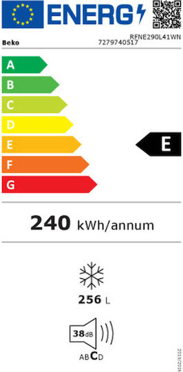 Beko Όρθιος Καταψύκτης 256lt