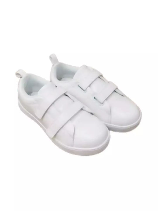 Kids Sneakers with Scratch White