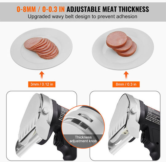 Vevor Electric Doner Kebab Knive 80W with Cutting Disc 100mm TEQKRD80WYBDC31TVV2
