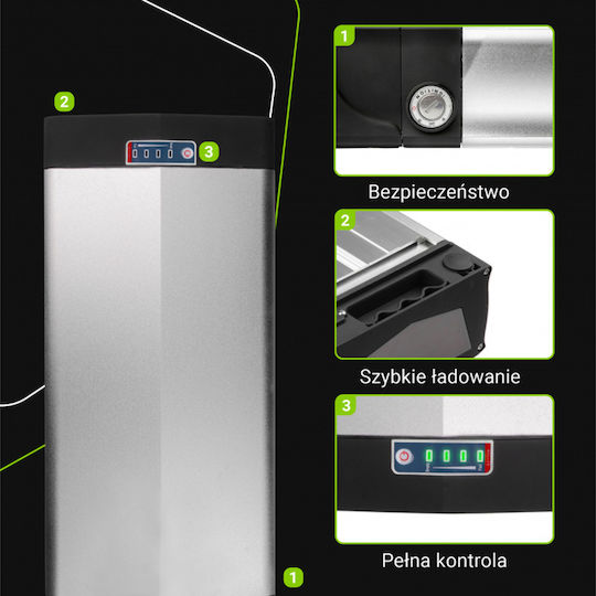 Зарядно устройство за батерия Green Cell E-bike 48v 20ah 960wh Li-ion Rca
