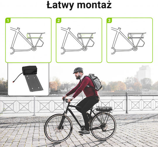 Green Cell Akku E-Bike Ladegerät 36v 20ah 720wh Li-ion Rca