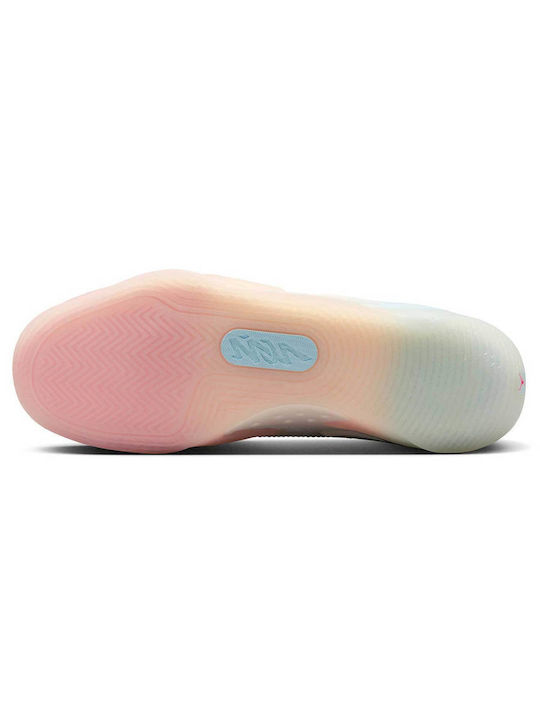 Zion 3 Low Basketball Shoes Bleached Coral / Pale Ivory / Glacier Blue / Crimson Tint
