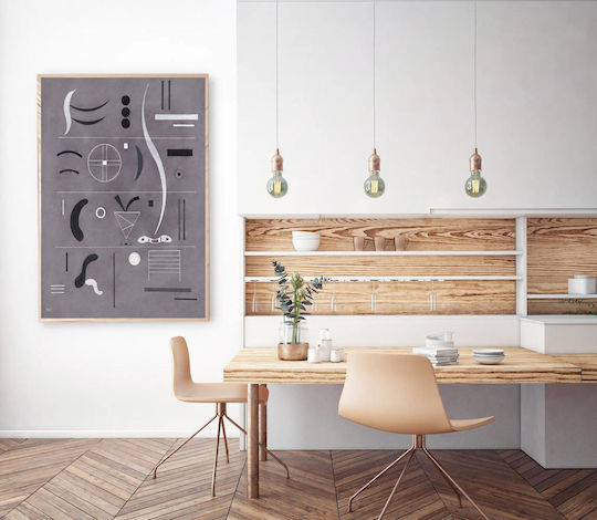 Four Parts 1932 Tablou pe Pânză 50x80cm