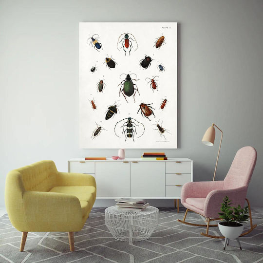 Collage Gemälde auf Leinwand 100x100cm