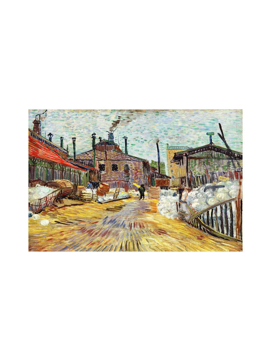 1887 Painting Copy of Van Gogh on Canvas 100x70cm