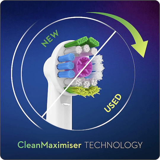 Oral-B 3D White CleanMaximiser Replacement Heads for CleanMaximiser 1 Pc