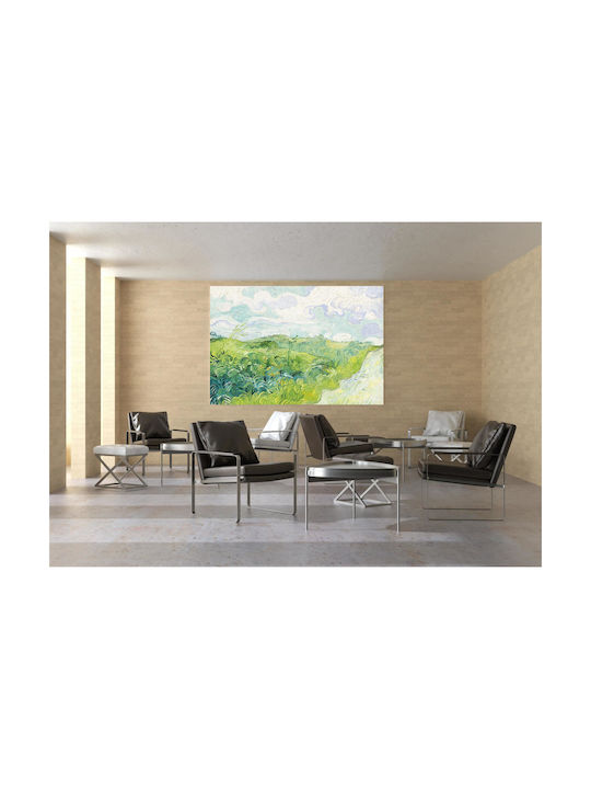 Wheat Fields Auvers 1890 Painting Copy of Van Gogh on Canvas 100x70cm