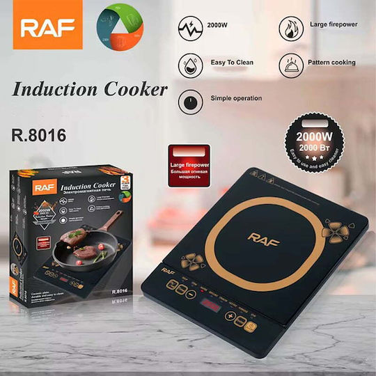 Induction Countertop Single Burner Black