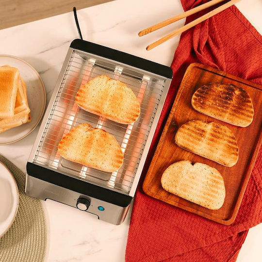 Cecotec Niceslice Φρυγανιέρα 2 Θέσεων 1000W Inox