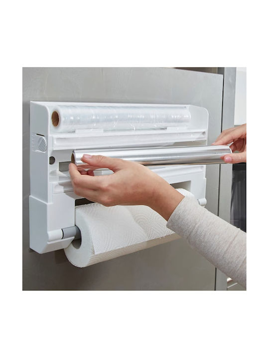 Leifheit Parat Suport pentru prosoape de hârtie Montat pe perete Plastică Albă 25703