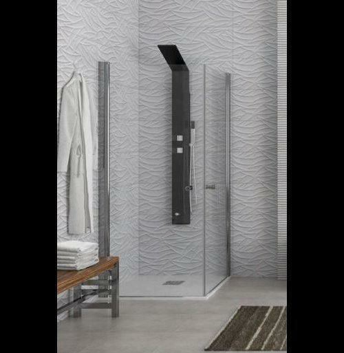 Karag S1 Cabin for Shower with Hinged Door 80x80x200cm Clear Glass
