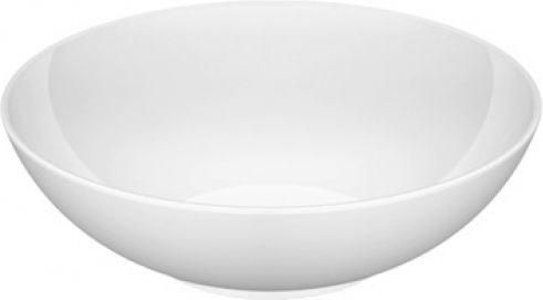 Costa Verde Teller Suppe aus Porzellan Weiß mit Durchmesser 15cm 12Stück
