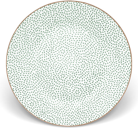 TnS Plate Shallow made of Porcelain White with Diameter 27cm