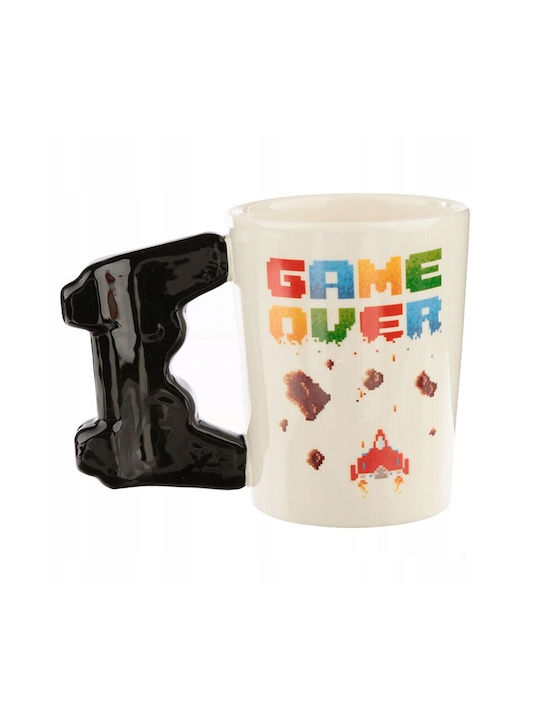Puckator Game Over Becher Keramik Mehrfarbig 350ml