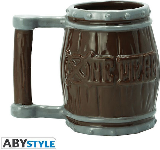 Abysse One Piece 3d Barrel Mug Ceramic Multicolored 350ml
