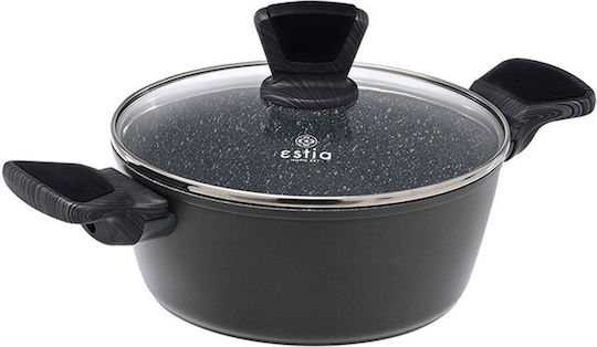 Estia Cuisson Βαθιά Κατσαρόλα από Αλουμίνιο 4.3lt / 24cm