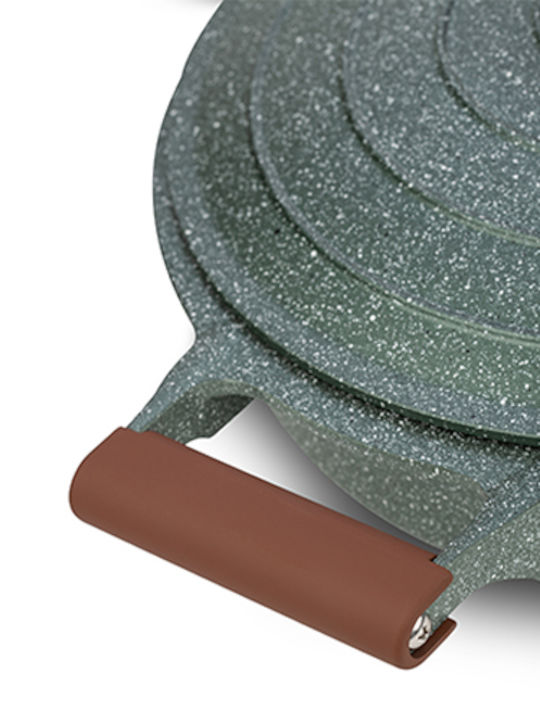 Nava Ωmega Shallow Pot made of Cast Aluminum 3.7lt / 26cm