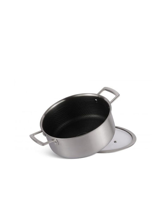 Edenberg Βαθιά Ανοξείδωτη Κατσαρόλα 4.3lt / 24cm
