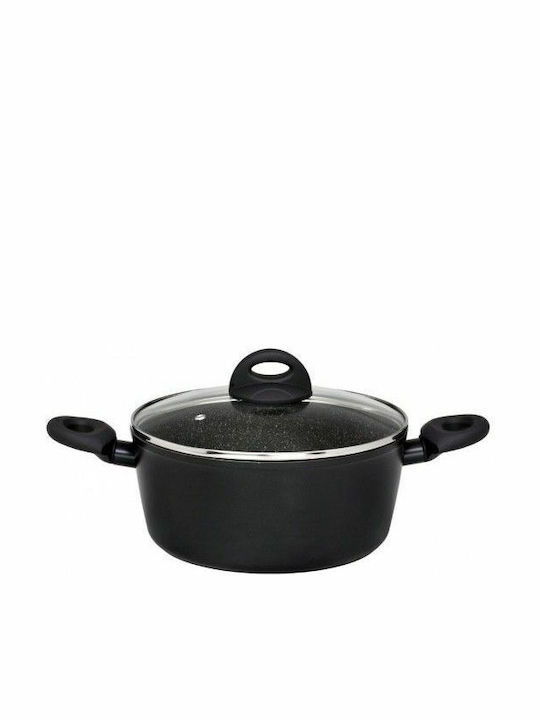 Cryspo Trio Petra Βαθιά Κατσαρόλα από Αλουμίνιο 4.9lt / 24cm