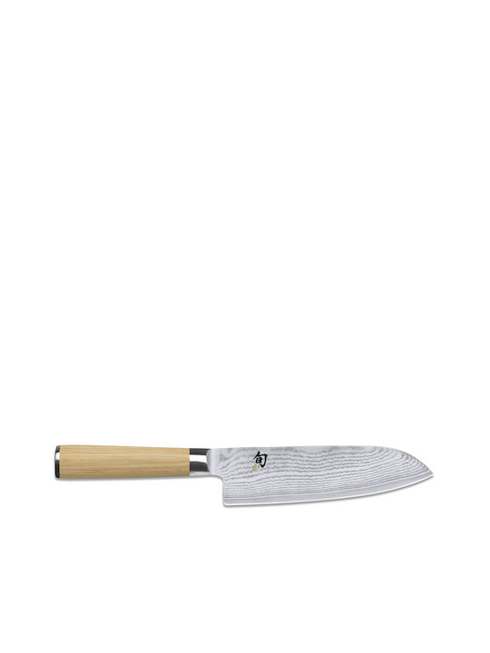 Kai Shun Μαχαίρι Santoku από Ανοξείδωτο Ατσάλι 16.5cm