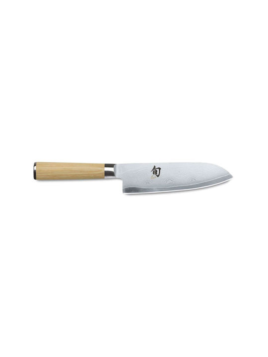 Kai Shun Μαχαίρι Santoku από Ανοξείδωτο Ατσάλι 16.5cm