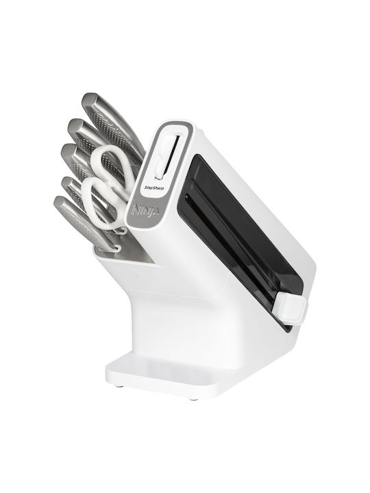 Ninja StaySharp Knife Set with Block from Stainless Steel 6pcs