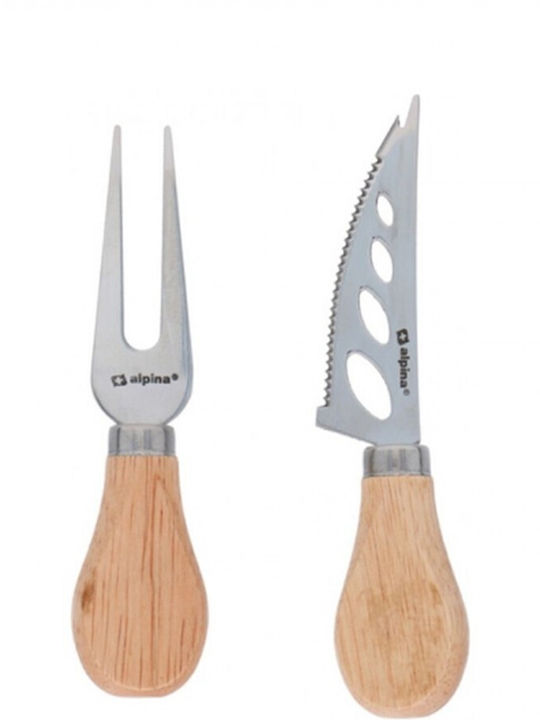 Alpina Appliances Knives Cheese from Stainless Steel 2pcs