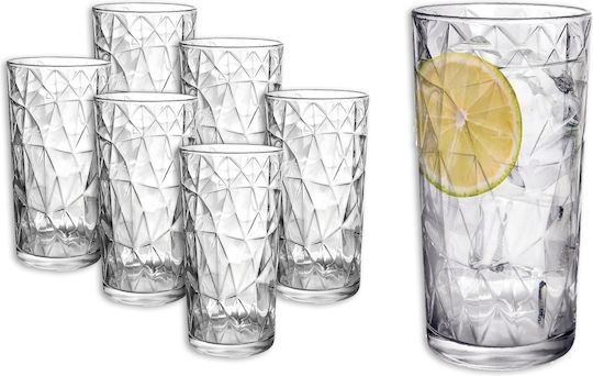 TnS Set of Glasses Water made of Glass 255ml 6pcs