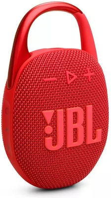 JBL Clip 5 Waterproof Bluetooth Speaker 7W with Battery Life up to 12 hours Red