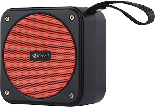 Kisonli S21 Ηχείο Bluetooth 5W με Ραδιόφωνο και Διάρκεια Μπαταρίας έως 6 ώρες Μαύρο