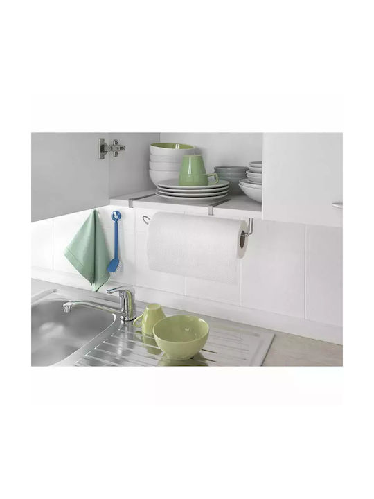 Metaltex Wall Mounted Metallic Napkin Holder Easy Roll Silver 35x18x10cm 364935