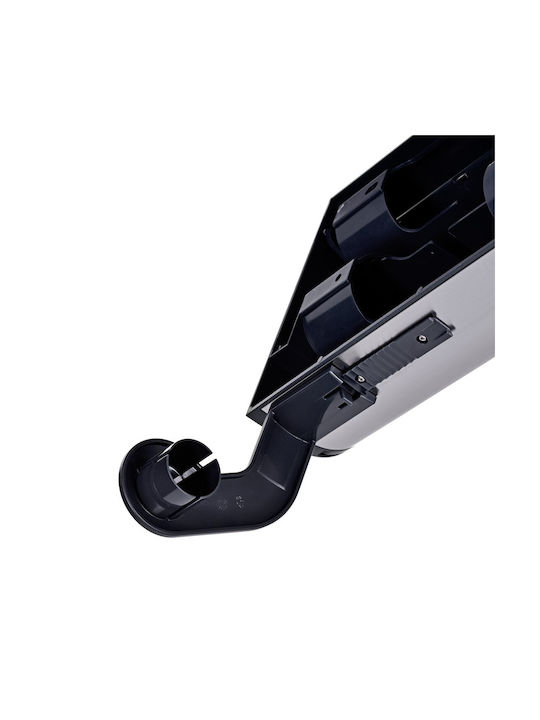 Leifheit Wall Mounted Metallic Roll Dispenser Parat Royal Silver 25793