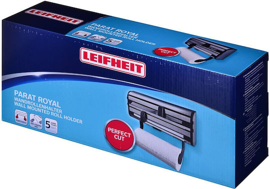 Leifheit Parat Royal Βάση Οργάνωσης Ρολών Επιτοίχια Μεταλλική Ασημί 25793