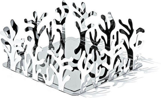 Alessi Χαρτοπετσετοθήκη Μεταλλική Γκρι 20.5x20.5x8.3cm ESI18 Alessi Χαρτοπετσετοθήκη Μεταλλική Γκρι 20.5x20.5x8.3cm ESI18