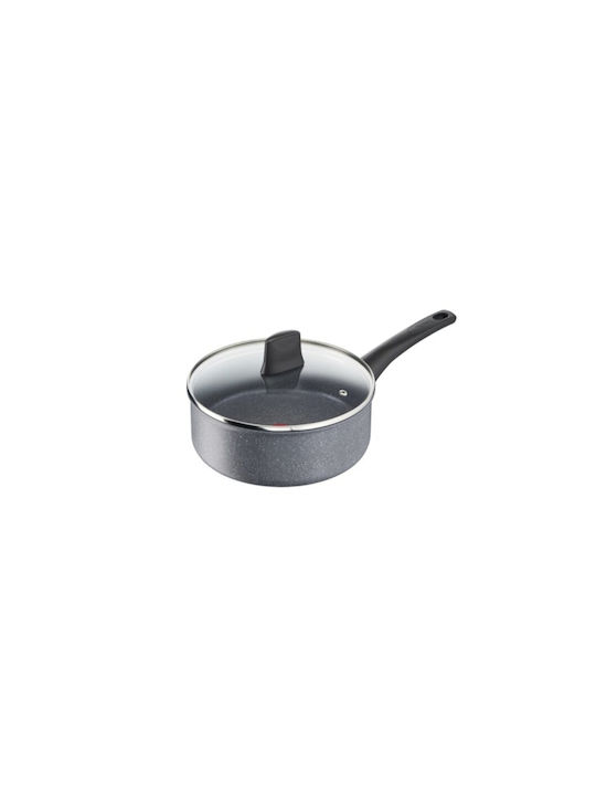 Tefal Chef Delight Sautieren mit Deckel aus Aluminium mit Steinbeschichtung 24cm