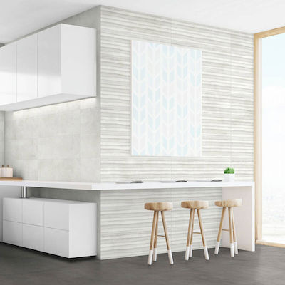 Decorado City Dune Kitchen Wall / Bathroom Matte Ceramic Tile 25x75cm Gris