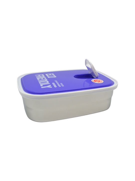 Ankor Δοχείο Φαγητού Inox Λευκό 1.1lt