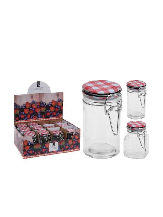 ArteLibre General Use Vase with Lid Metallic Transparent 90ml 1 Pieces