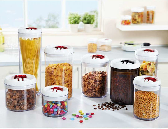 Leifheit Fresh & Easy Box for Coffee with Airtight Lid Plastic Brown 1400ml