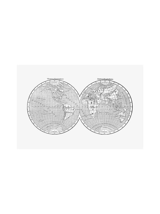 World Πίνακας σε Καμβά 170x115cm