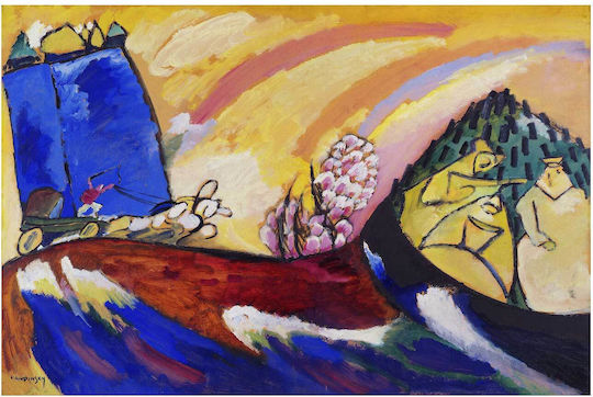 Painting Gemälde auf Leinwand 80x50cm
